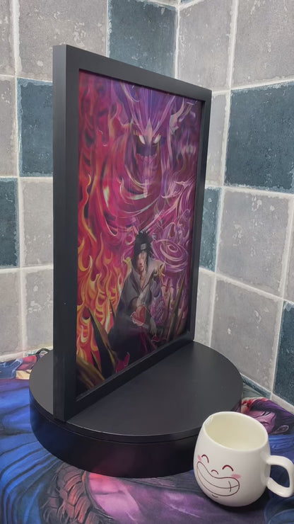 Cuadro Impacto Visual 3D Anime